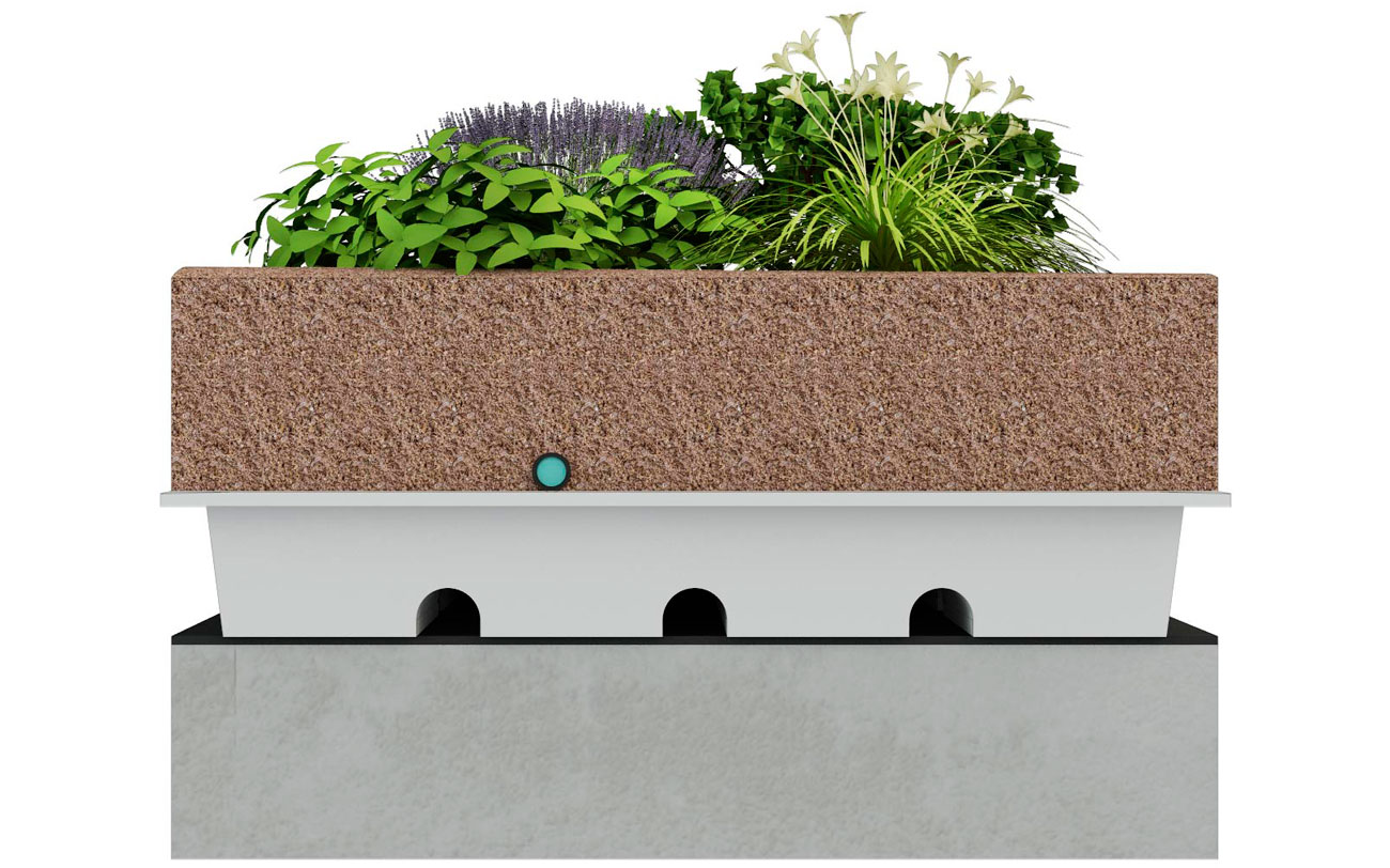 stratigrafia verde pensile con Storemod Green Safe